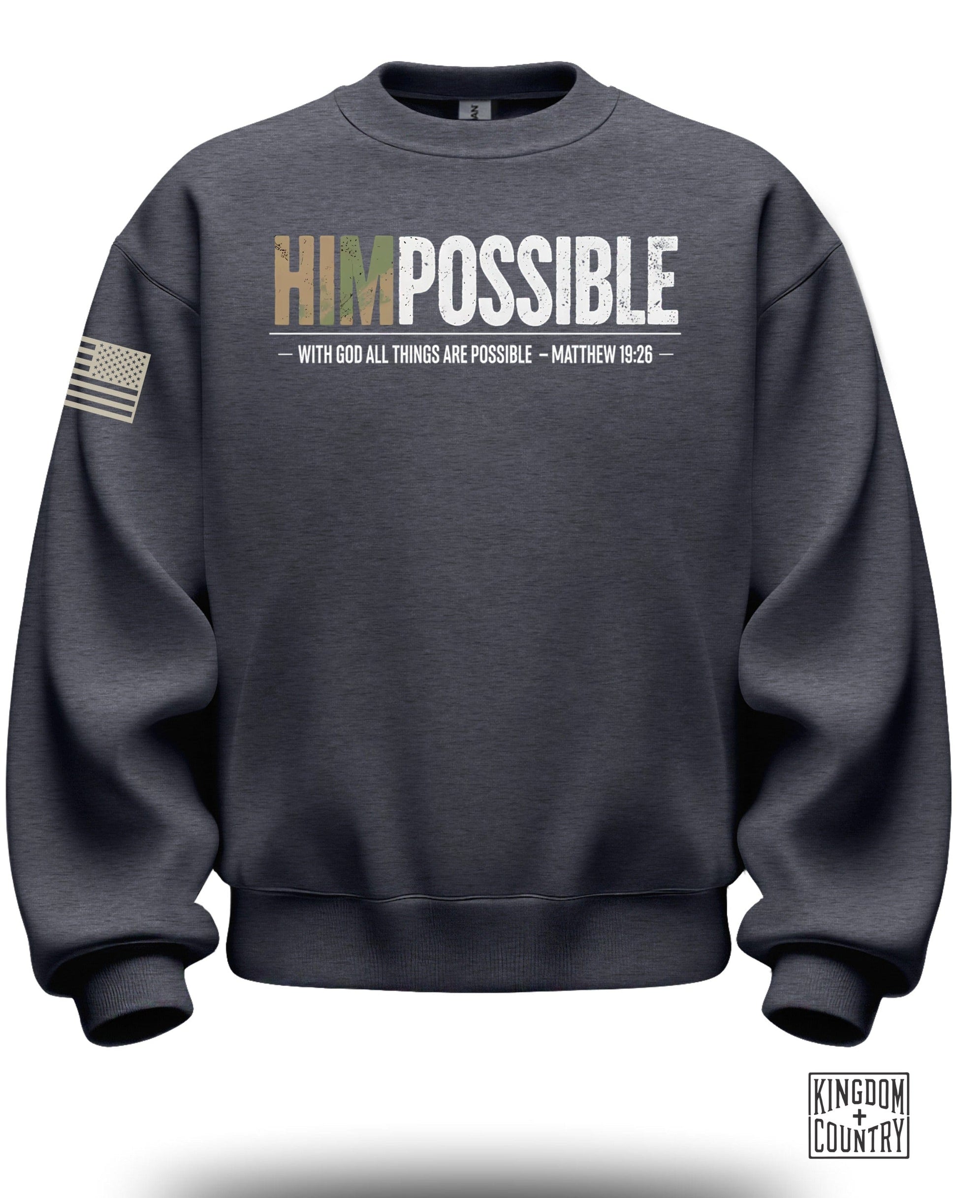 HIMPossible With God All Things Are Possible Sweater