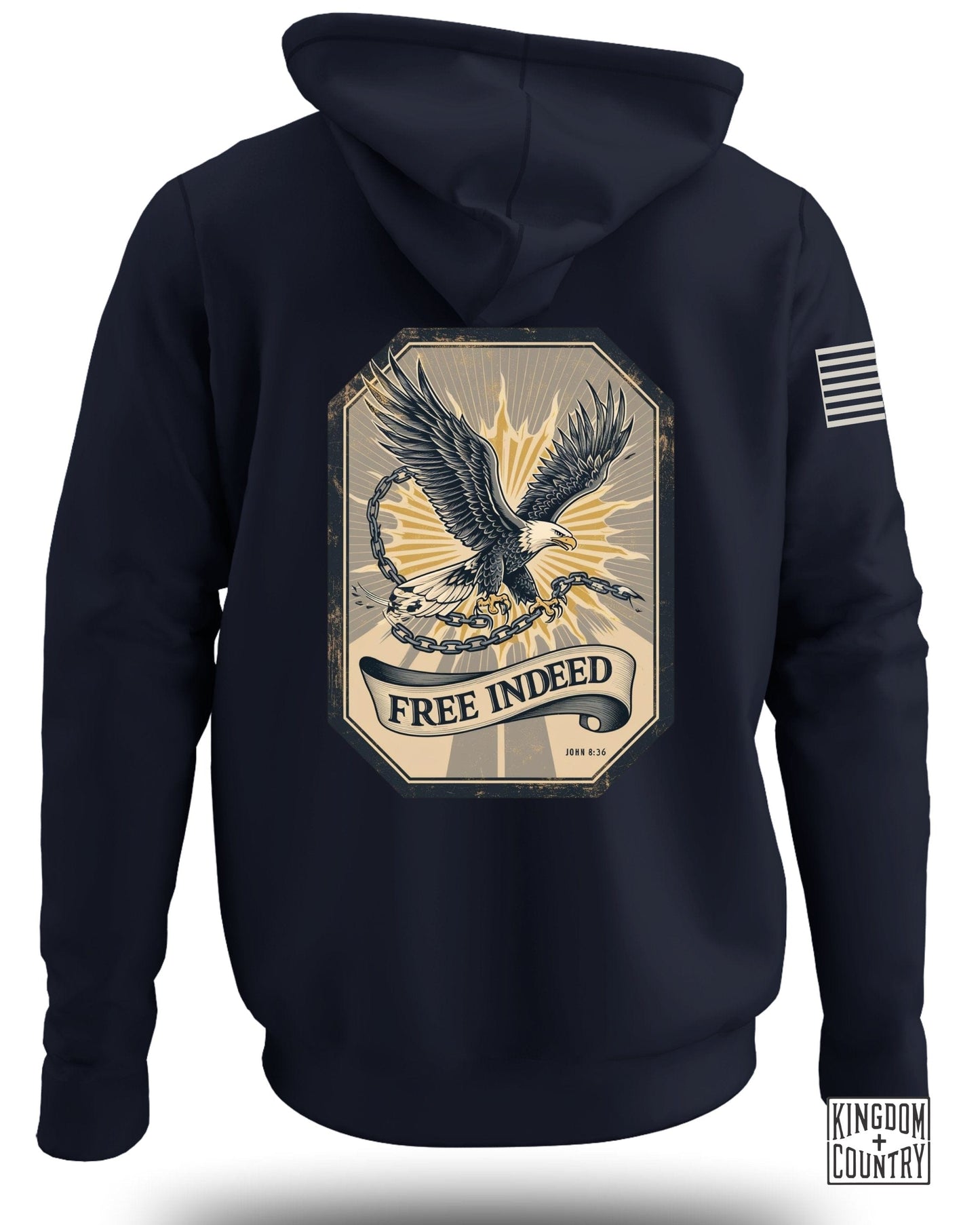 Eagle Design Freedom Enthusiast Hooded Sweatshirt product