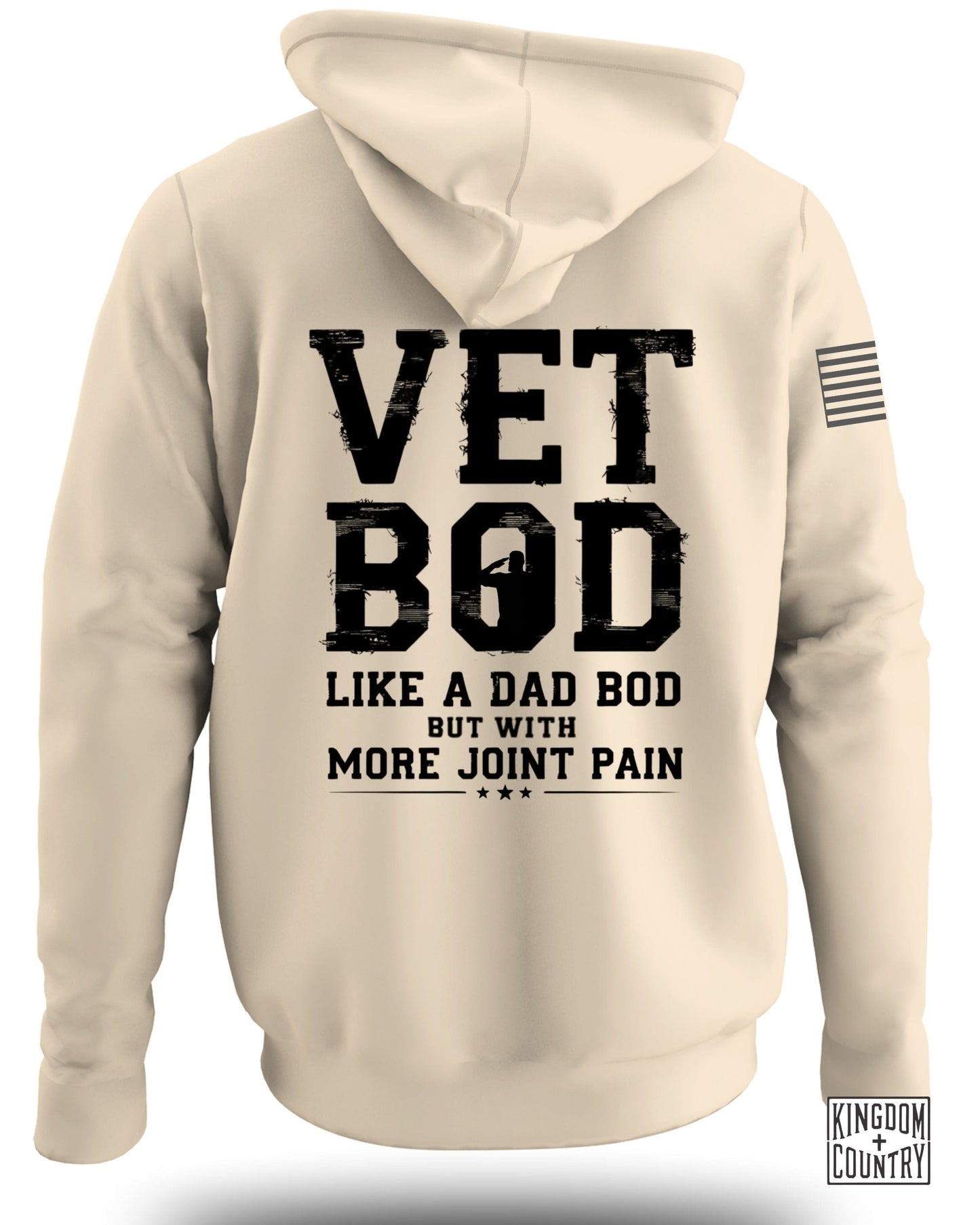 Vet Bod Like Dad Bod Hoodie (Back)