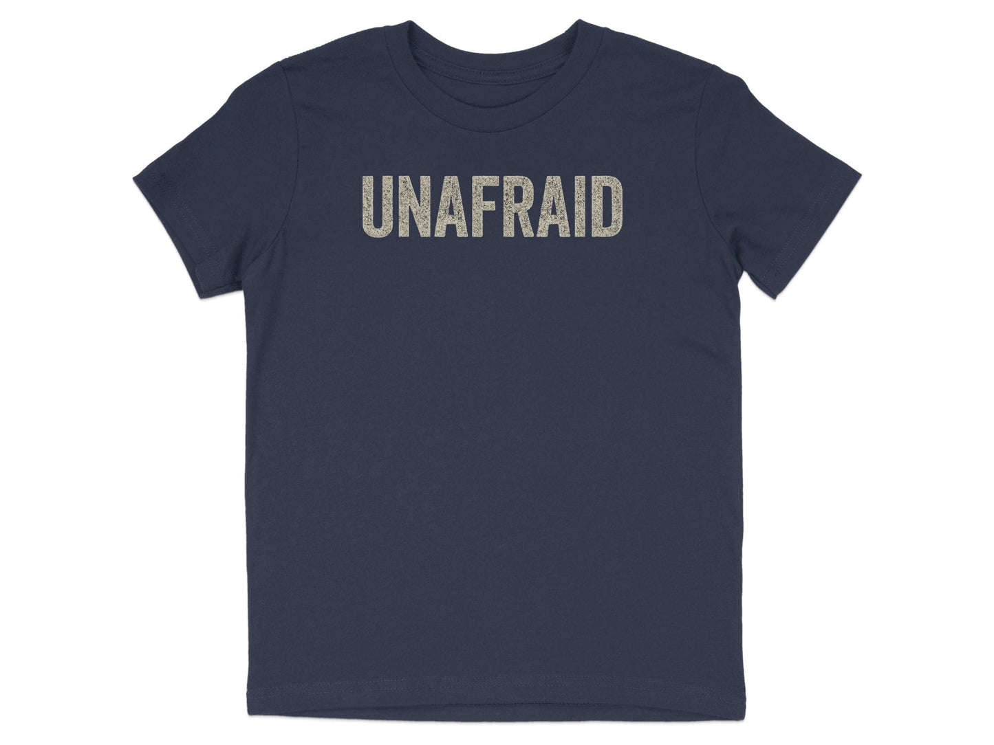 Unafraid Graphic Tee with Bold Statement Design