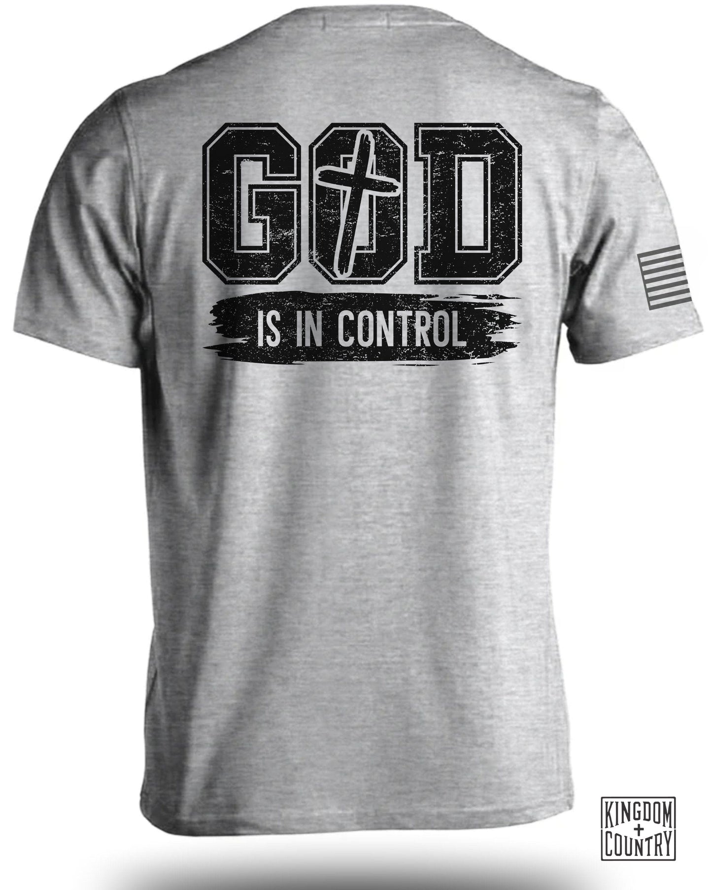 GOD IS IN CONTROL Graphic Tees Shirt product type