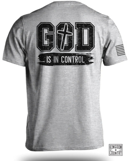 GOD IS IN CONTROL Graphic Tees Shirt product type
