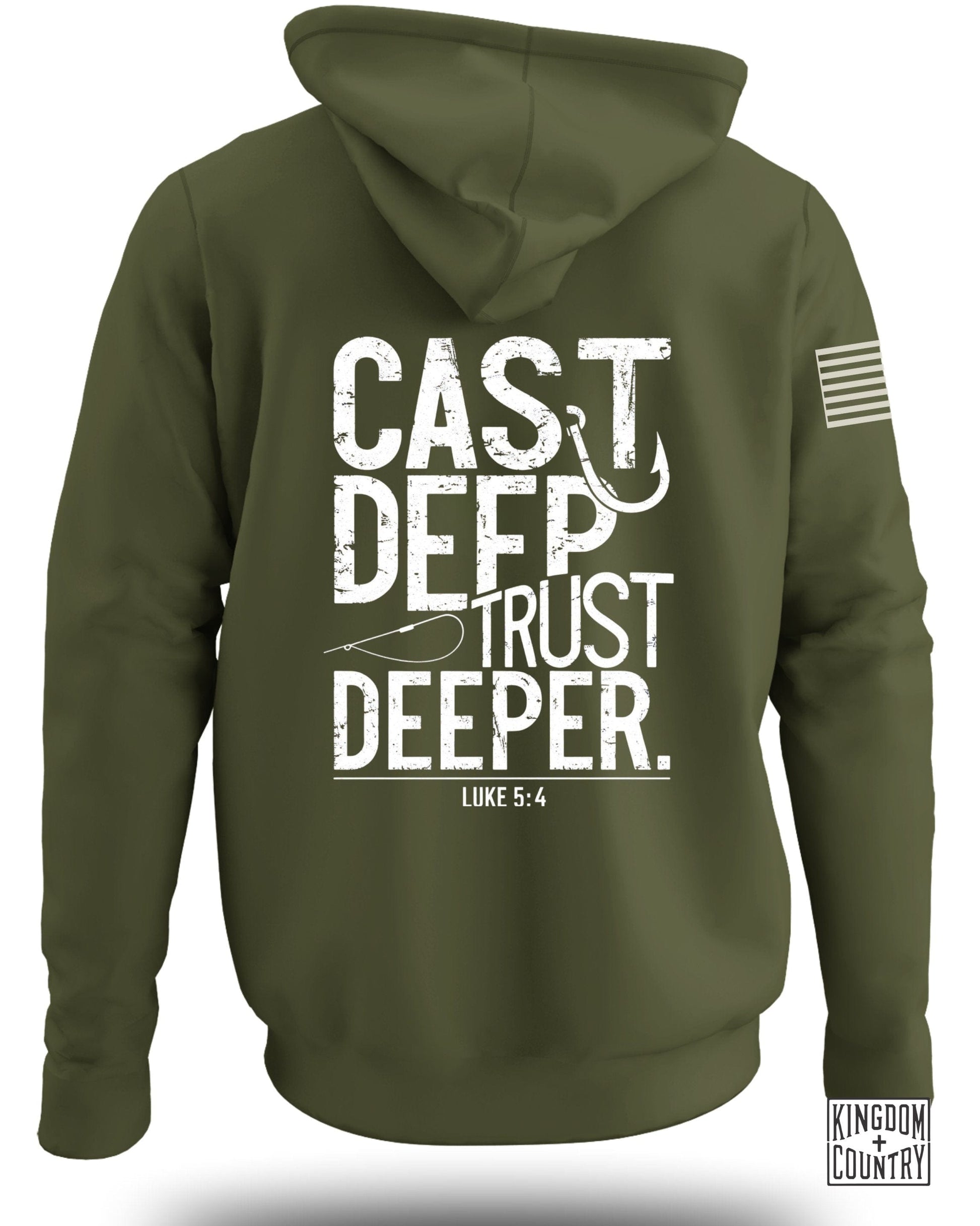 Cast Deep Trust Deeper Luke 5:4 Hoodie product