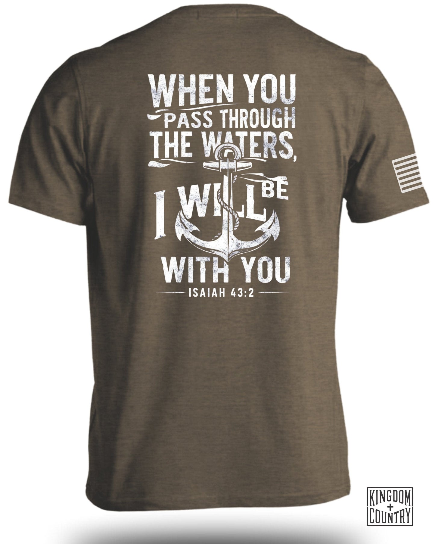 Isaiah 43:2 When You Pass Through Graphic T-Shirt product type