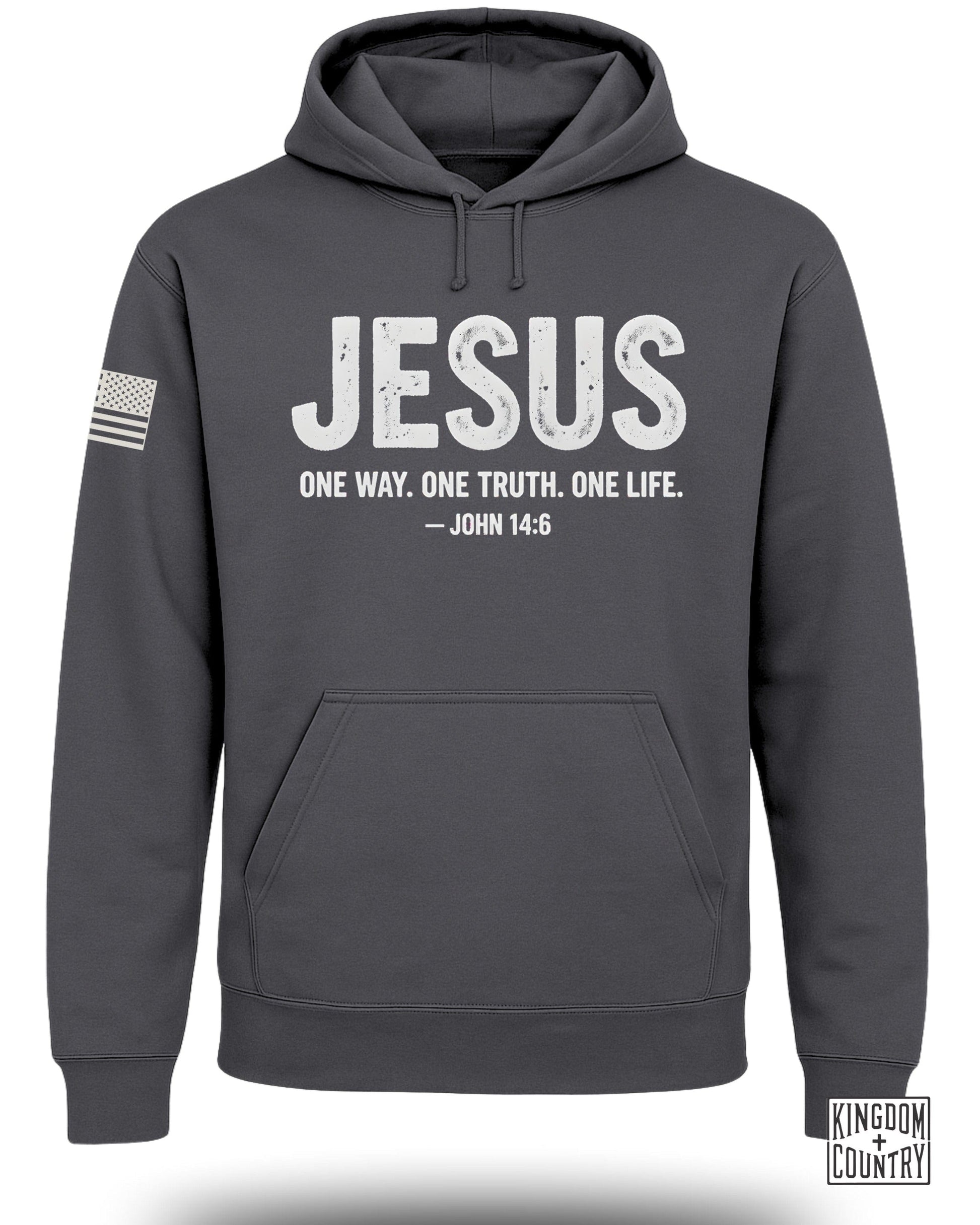 JESUS One Way One Truth One Life John 14:6 Hoodie
