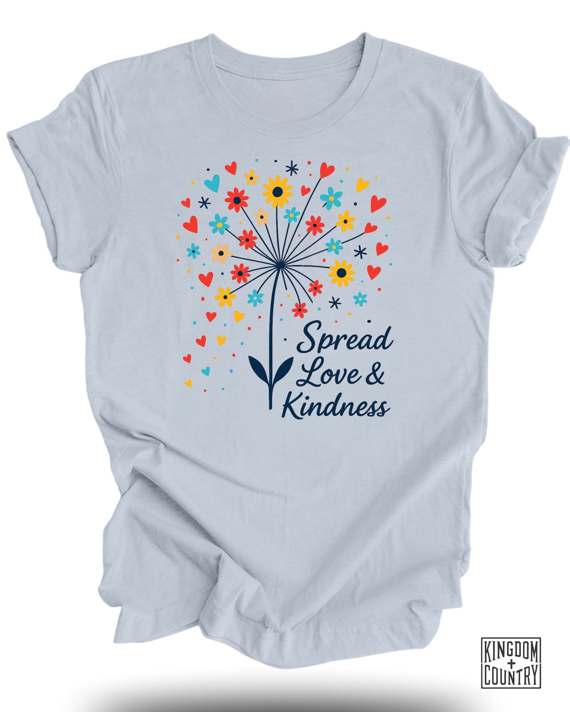 Spread Love & Kindness Floral Graphic Tee product