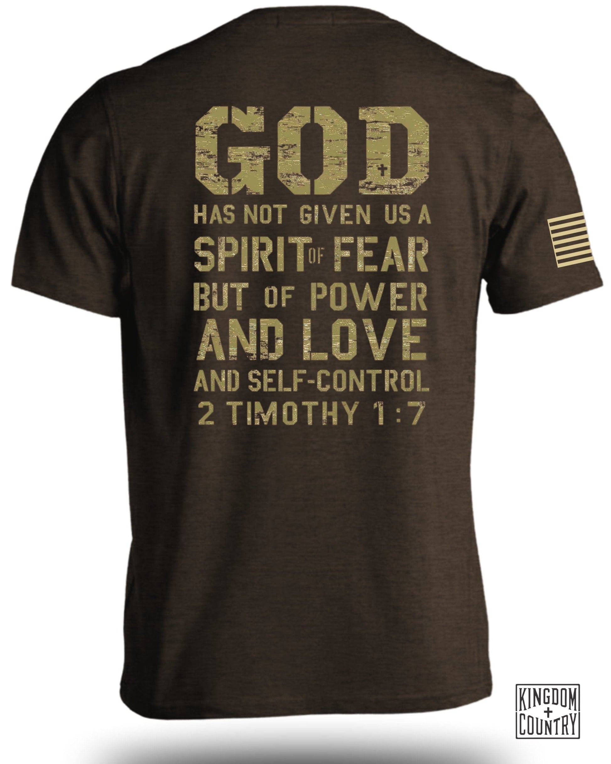 God & Spirit Power Love Self-control Patriotic Tee product
