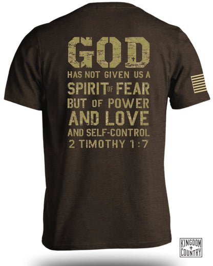 God & Spirit Power Love Self-control Patriotic Tee product