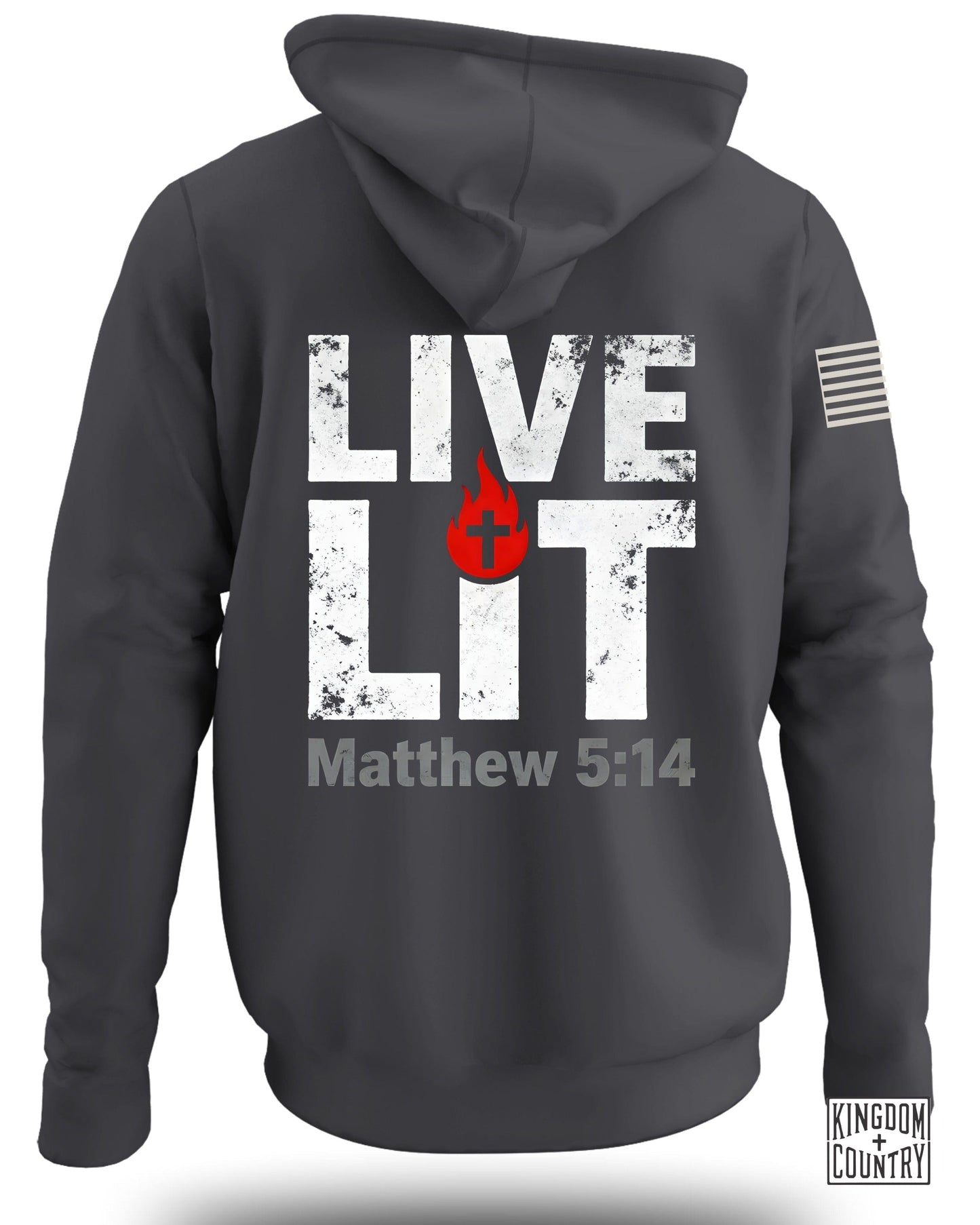Live Lit Matthew 5:14 Zip-Up Hoodie product