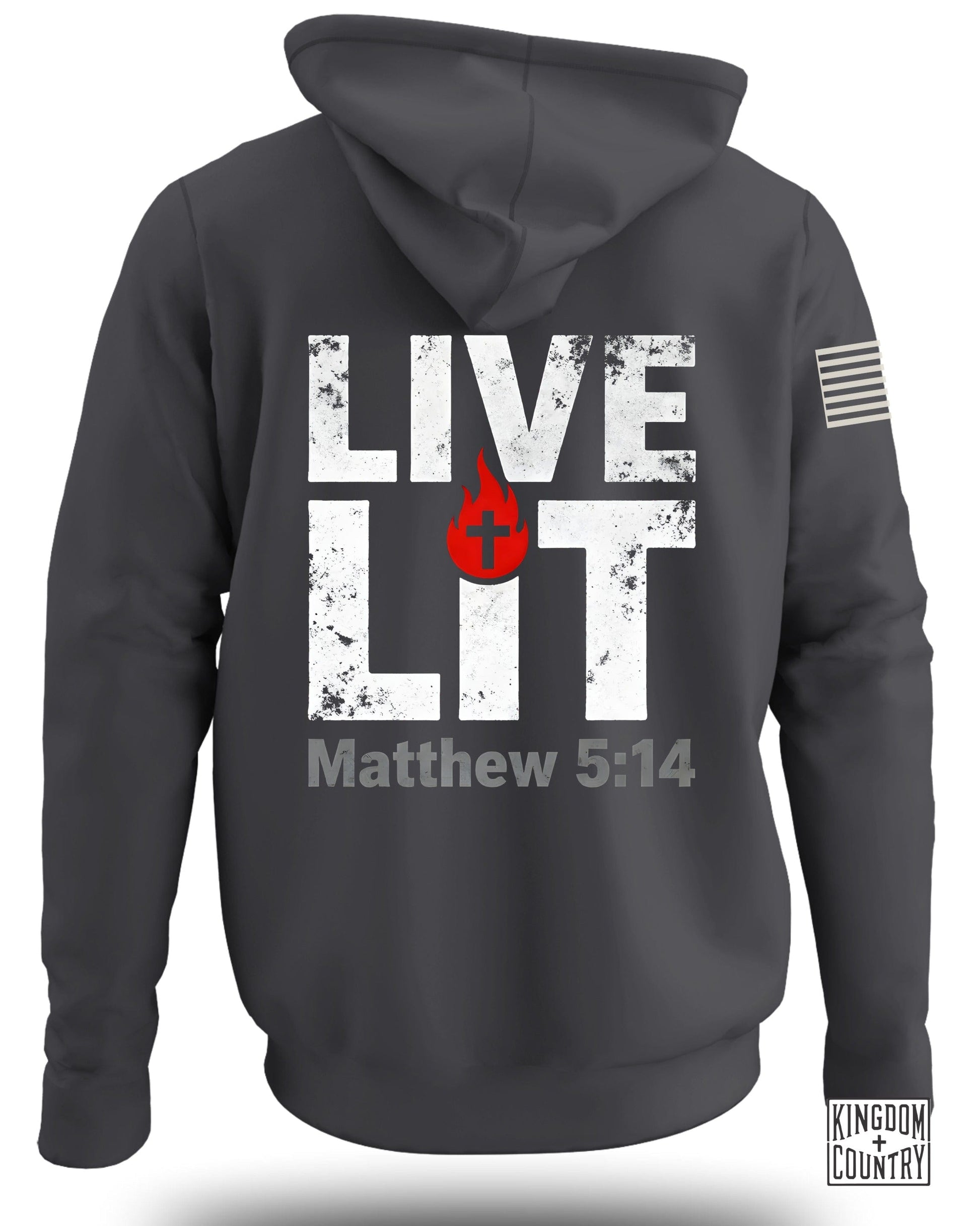 Live Lit Matthew 5:14 Zip-Up Hoodie product
