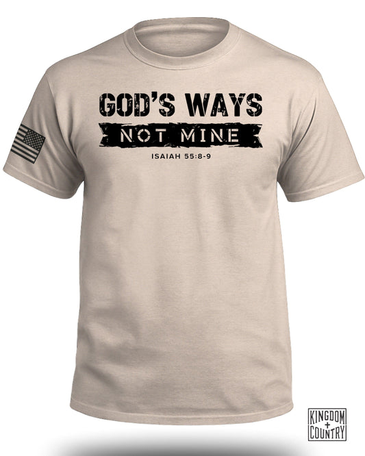 God's Ways Not Mine Isaiah 55:8-9 T-shirt product