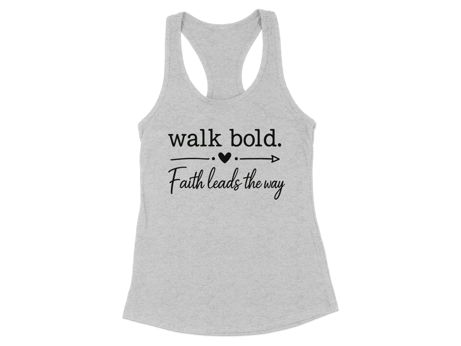 Walk Bold Faith Leads The Way Graphic Tank product