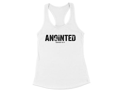 Anointed Isaiah 61:1 Graphic Racerback Tank Top product