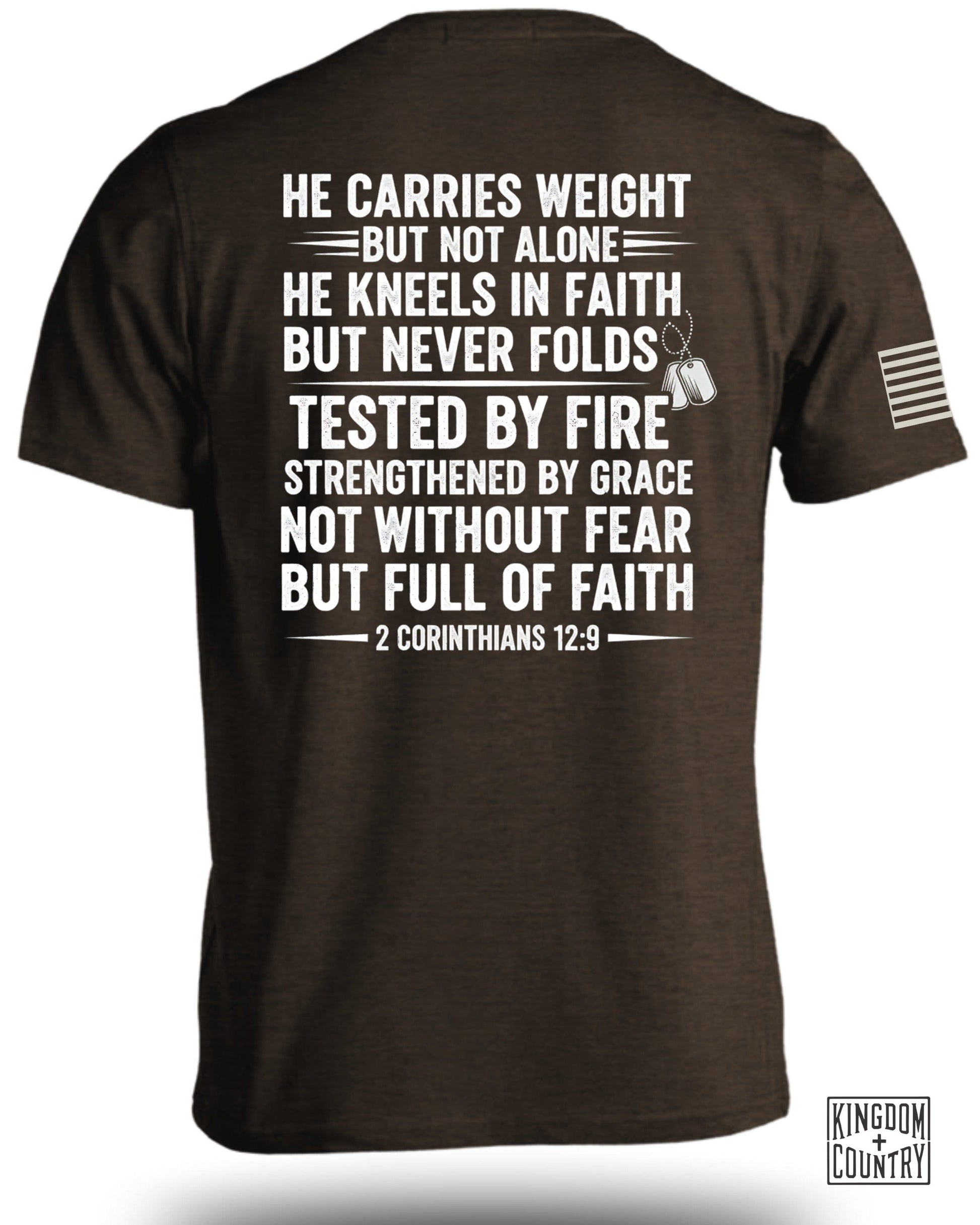 He Carries Weight but Not Alone T-Shirt Product