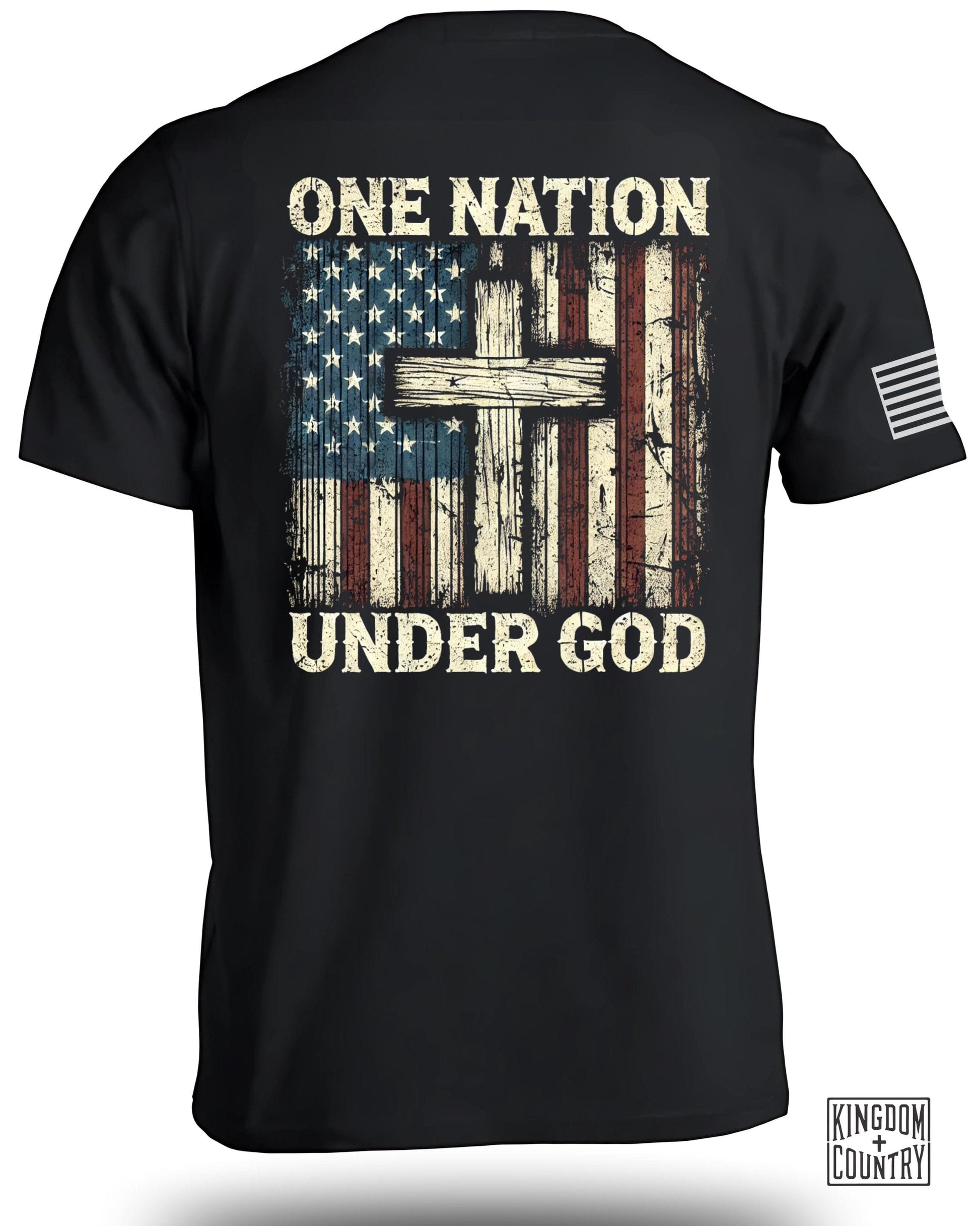 Patriotic One Nation Under God Graphic T-Shirt Product