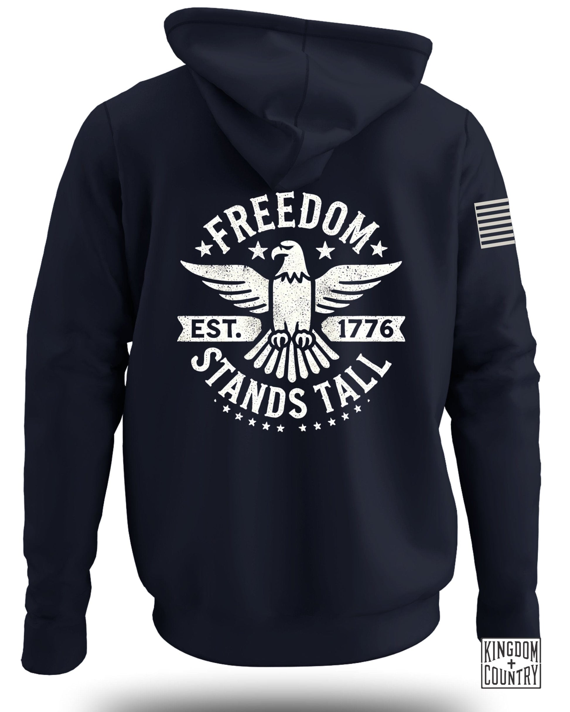 Freedom Stands Tall Est. 1776 Graphic Hoodie product