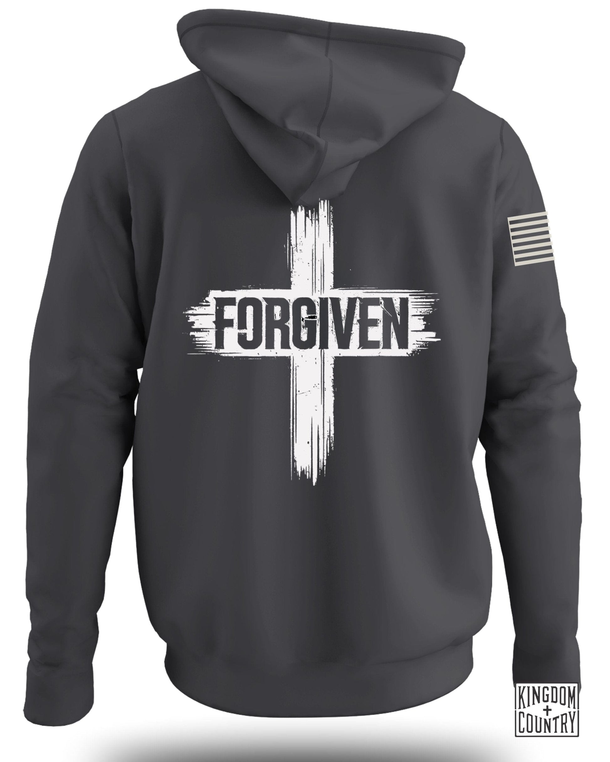Forgiven Cross Graphic Hoodie Apparel Product Type