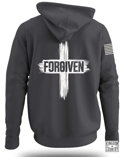 Forgiven Cross Graphic Hoodie Apparel Product Type