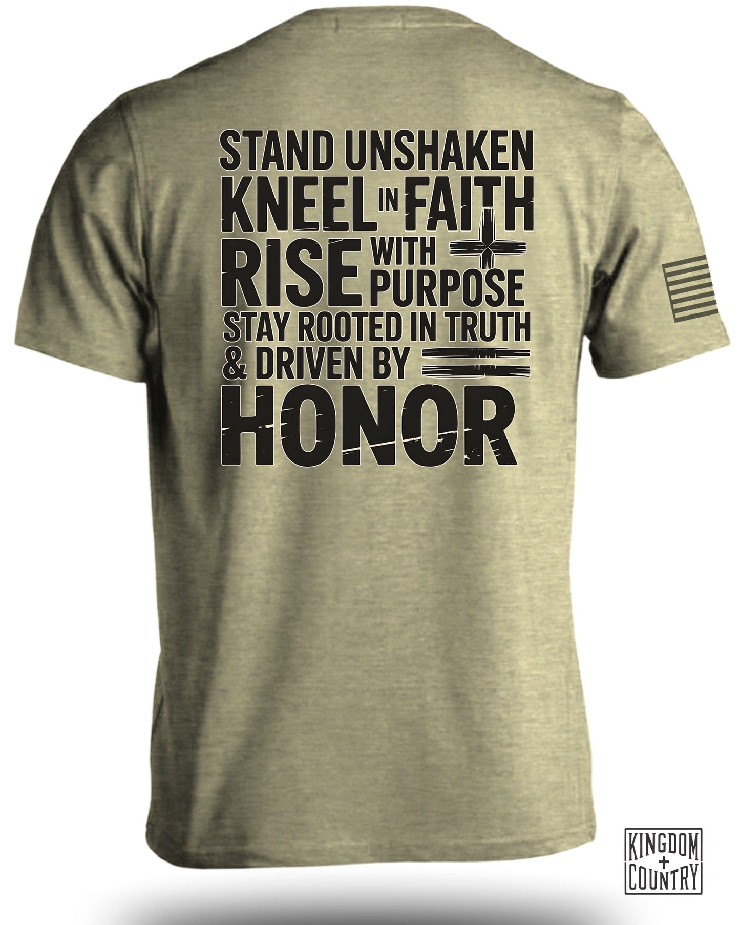 Stand Unshaken Kneel in Faith Driven by Honor product type