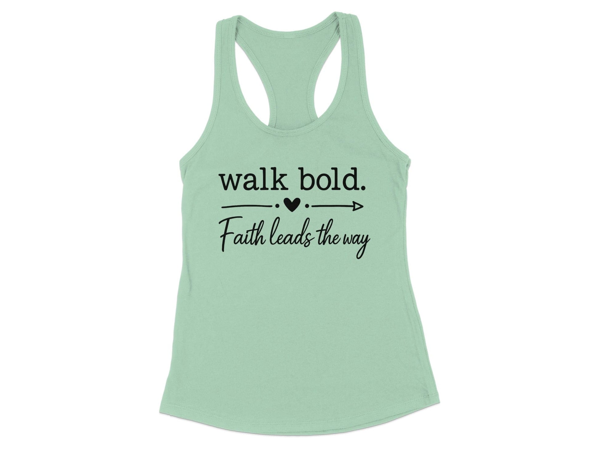Walk Bold Faith Leads The Way Tank Top Product