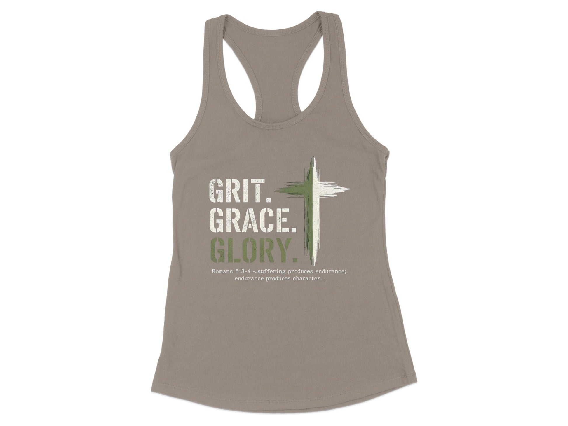 Grit Grace Glory Inspirational Graphic Tank product type