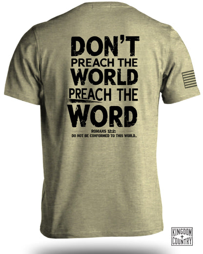 Don't Preach the World Preach the Word product type