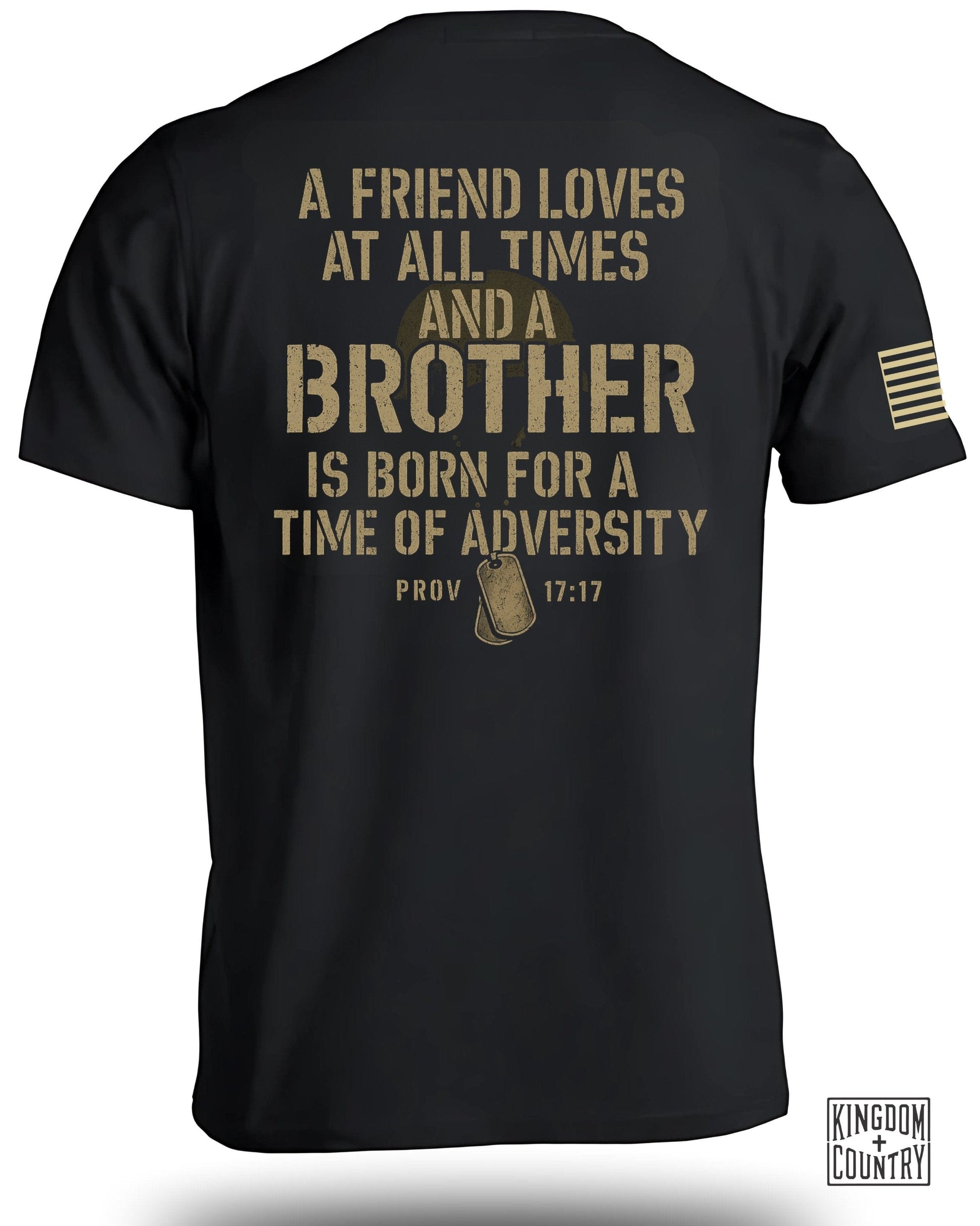 A Friend Loves At All Times Prov 17:17 T-shirt product
