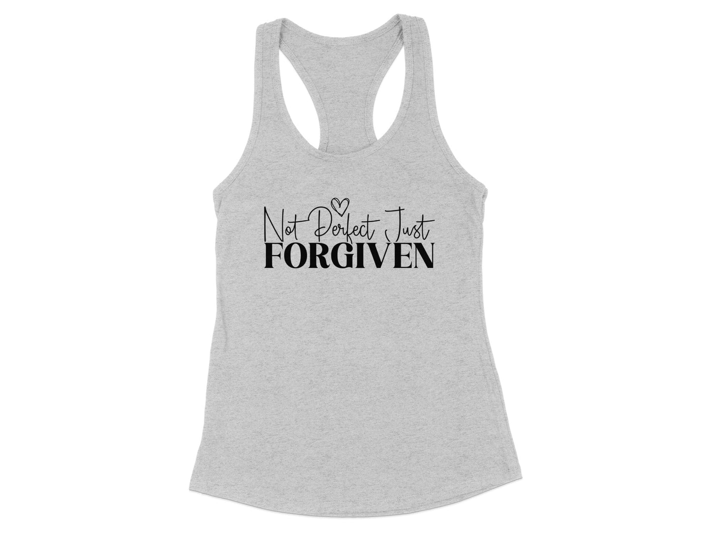 Not Perfect Just Forgiven Printed Tank Top product type