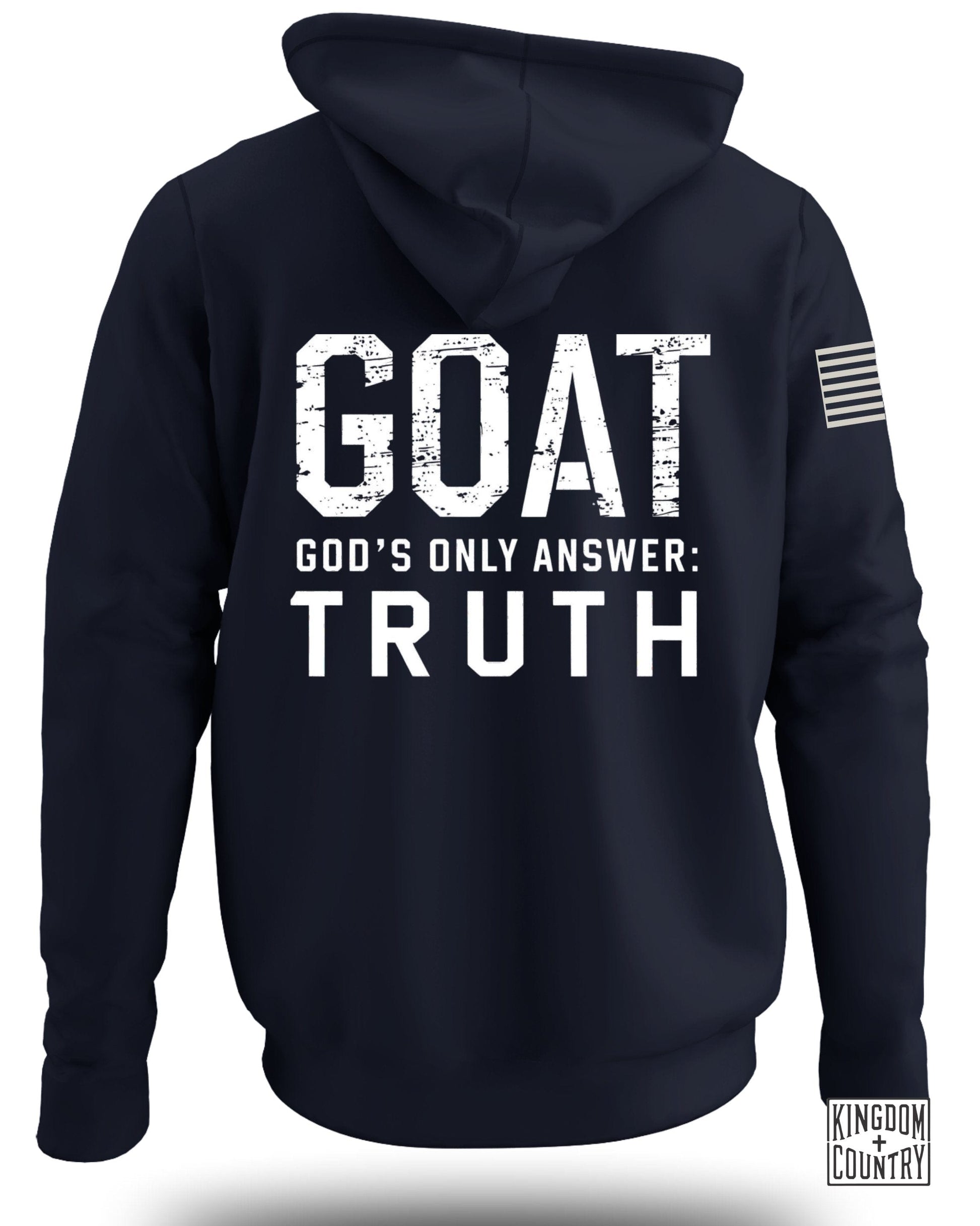 GOAT God's Only Answer Truth Black Pullover Hoodie product type