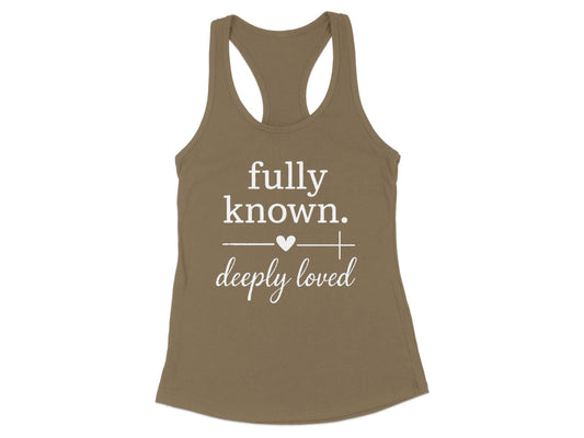 Fully Known Deeply Loved Graphic Tank Top product