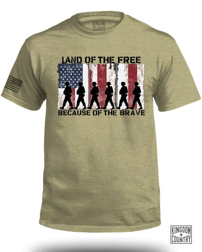 Land of the Free Because of the Brave product type