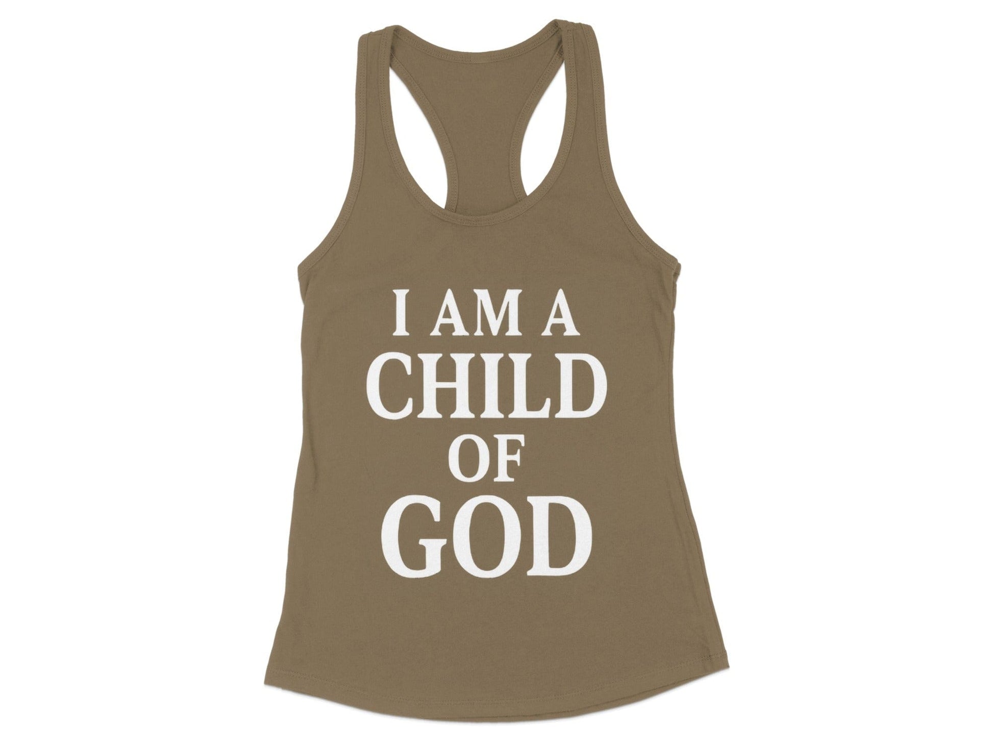 I Am A Child Of God Tank Top Inspirational Clothing Product