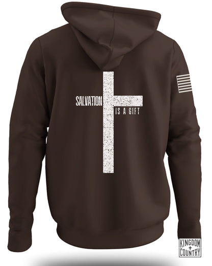 Salvation is a Gift Cross Hoodie product type