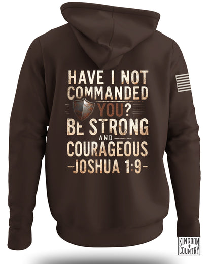 Have I Not Commanded You Be Strong Hoodie product