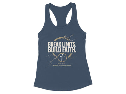 Break Limits Build Faith Racerback Tank Top product type