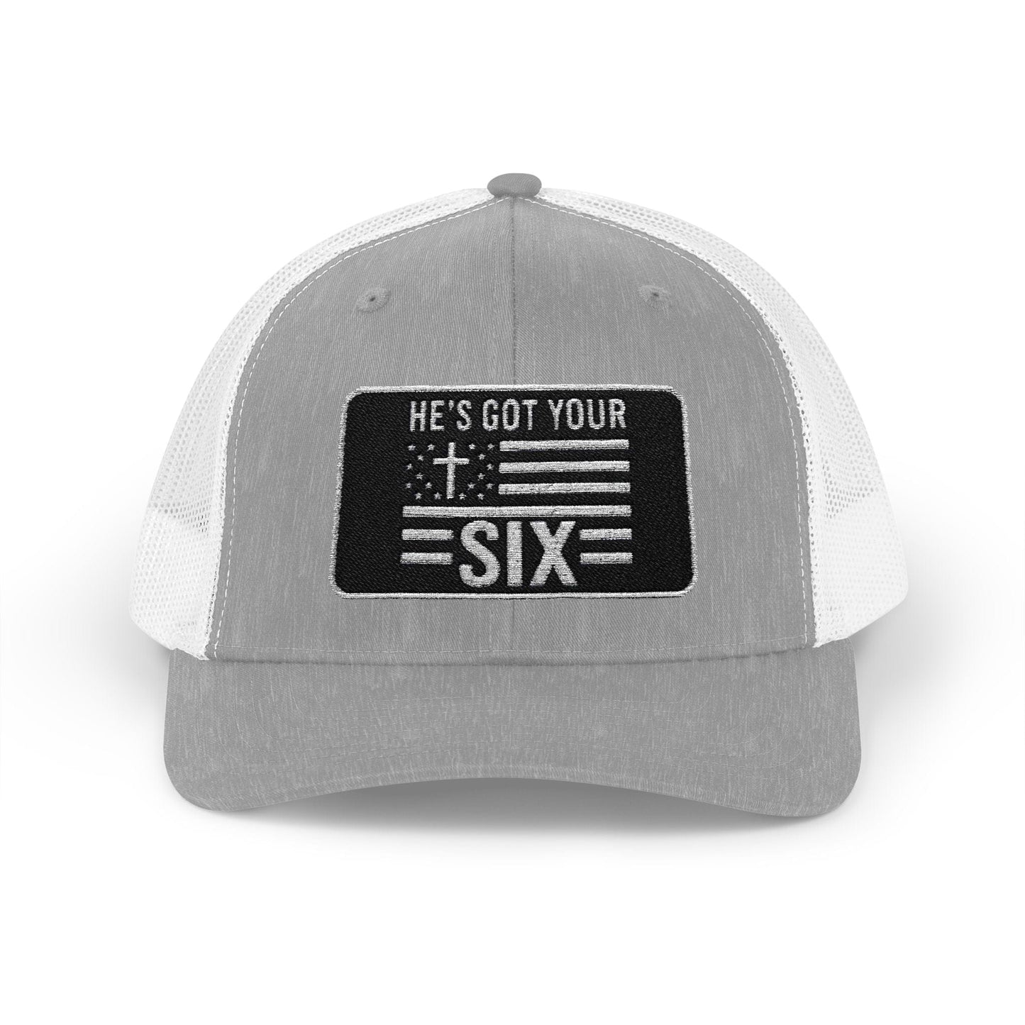 He's Got Your Six Snapback Trucker Cap