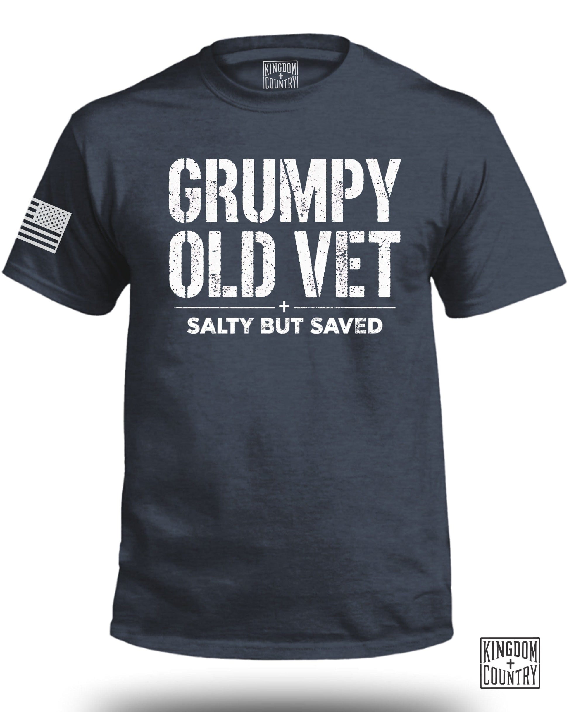 Grumpy Old Vet Salty But Saved T-shirt product type
