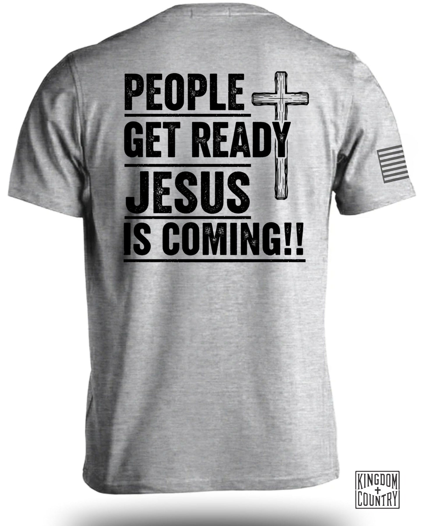 People Get Ready Jesus Is Coming Shirt product type