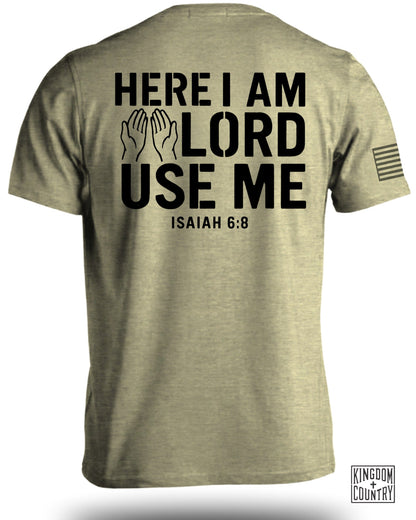 Here I Am Lord Use Me Isaiah 6 8 T Shirt product