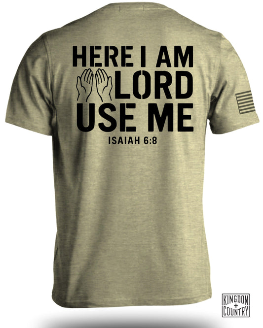 Here I Am Lord Use Me Isaiah 6 8 T Shirt product