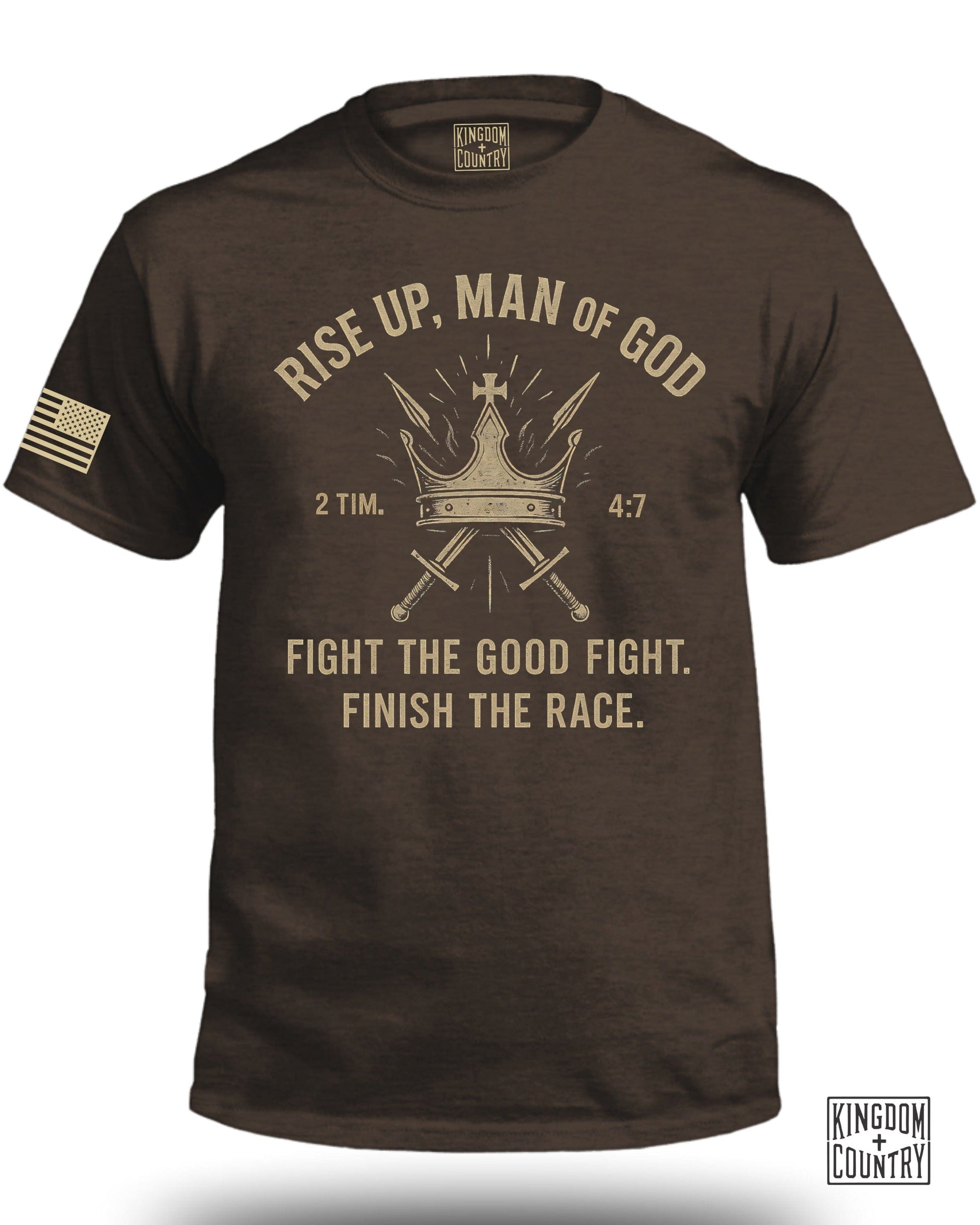 Rise Up Man of God Fight The Good Fight Finish T-Shirt