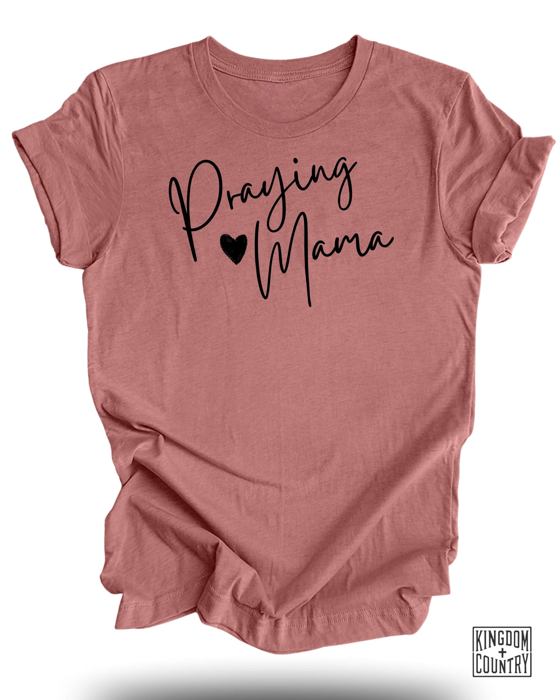 Praying Mama Graphic Tee Shirt Casual Wear Product