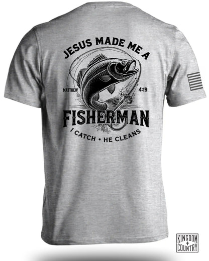 Jesus Made Me a Fisherman Graphic T-shirt Product