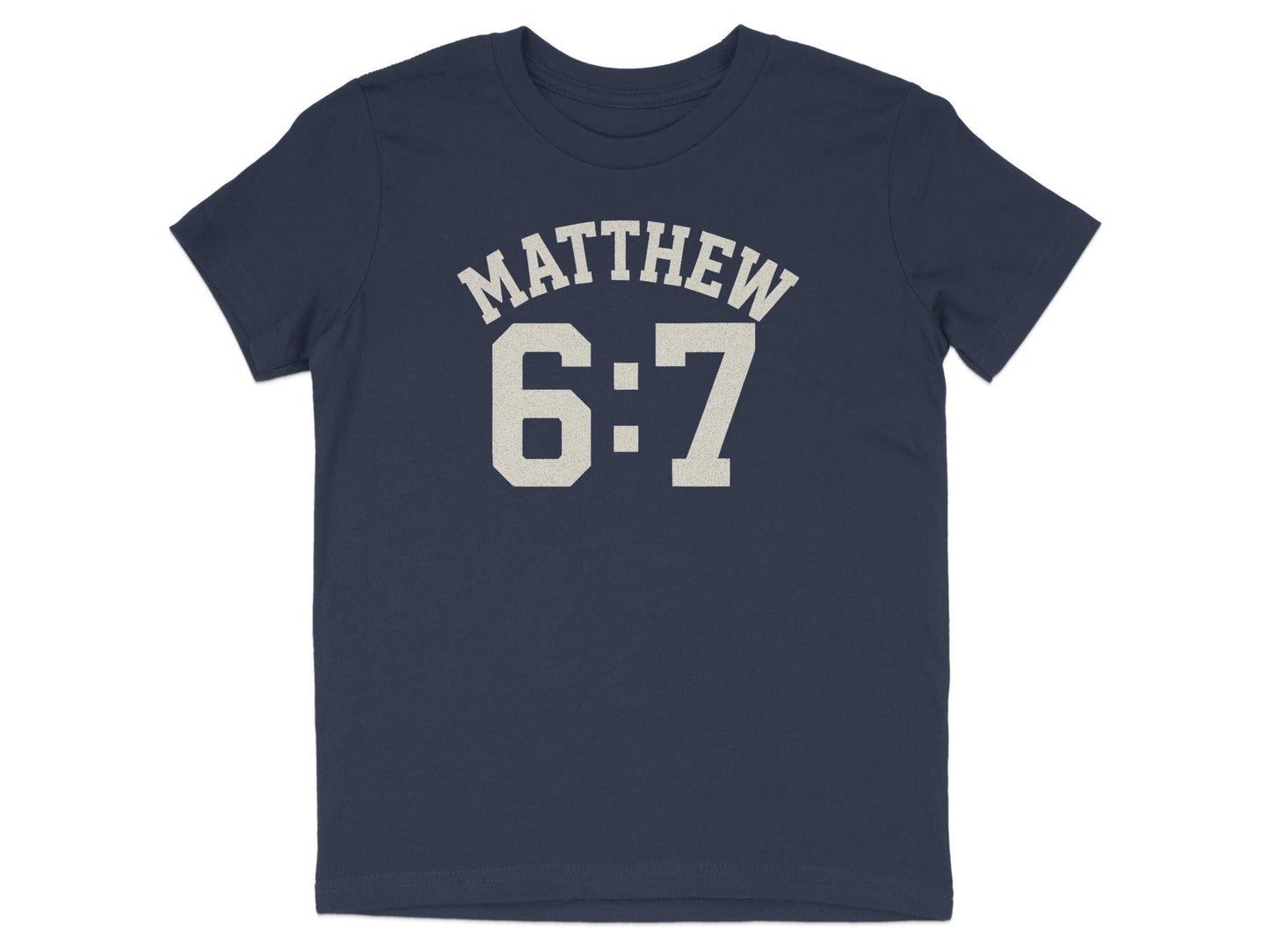 Matthew 6:7 Religious Graphic Tee Product