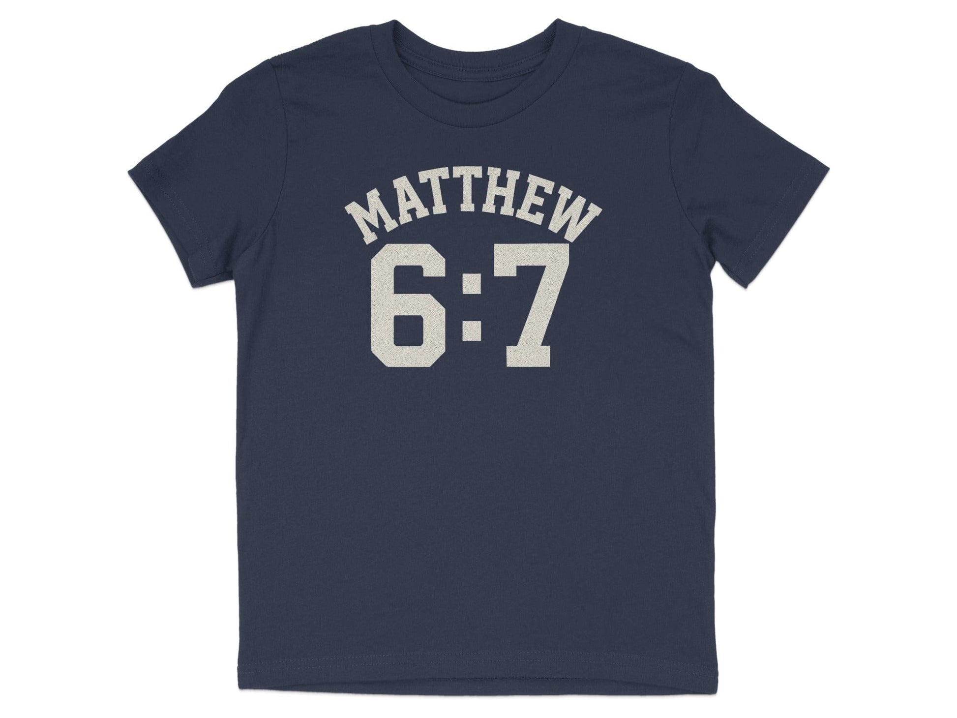 Matthew 6:7 Religious Graphic Tee Product