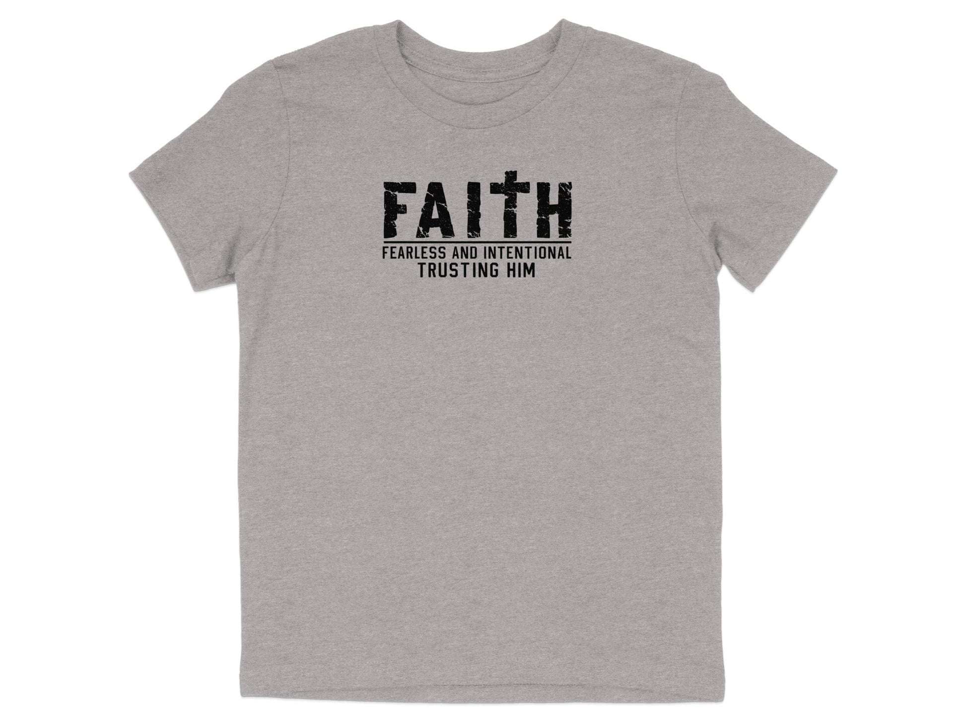 Faith Fearless and Intentional Trusting Him t-shirt