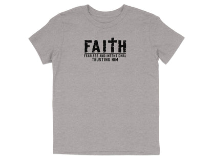 Faith Fearless and Intentional Trusting Him t-shirt