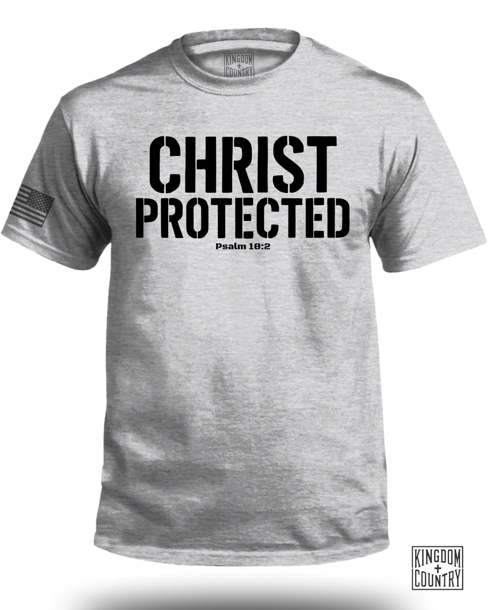 Christ Protected Psalm 18:2 Graphic Tee Shirt product type