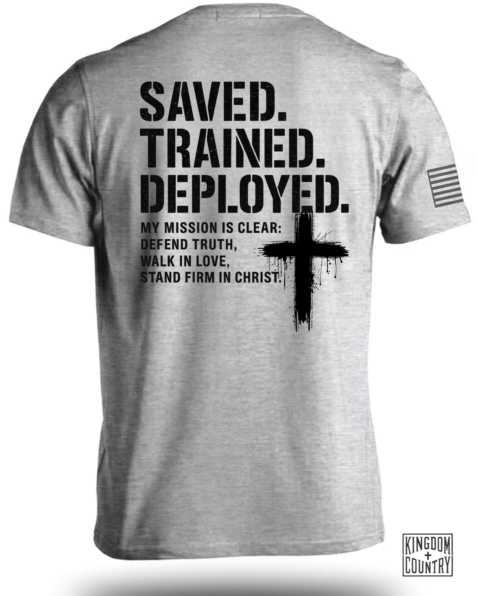 Saved Trained Deployed My Mission is Clear T-shirt product