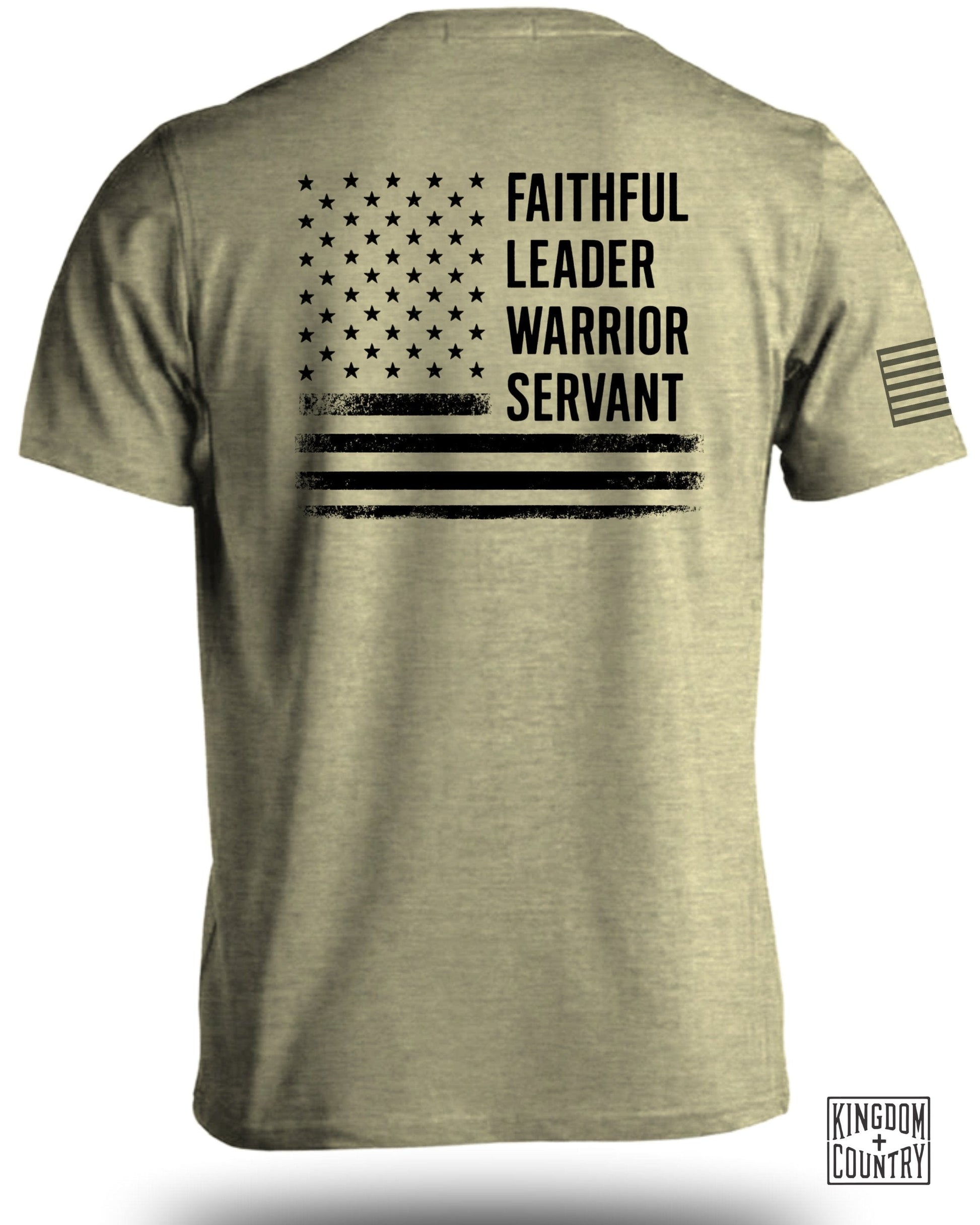 Faithful Leader Warrior Servant Graphic Tee product type